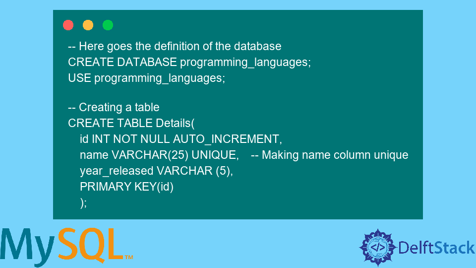 insert-value-in-mysql-table-with-duplicate-keys-validation-delft-stack